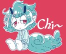お座りアイコン描きます snsのアイコンに使える正方形のイラスト イメージ1
