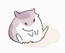 ペットのイラストを描きます 柔らかいタッチ、優しい水彩塗り イメージ2
