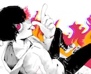 こんな感じのイラストとかアイコン描きます 鋭い絵柄で目立つ絵が出来ます！！！！！！ イメージ2