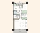 PDFやJPEGからシンプルな図面を作成します 既存図や間取り図などをCAD化！ イメージ2