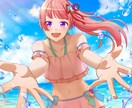 商用利用◎お好みのイラスト制作いたします アイコン、サムネ、歌ってみた配信などに使える一枚絵です♪ イメージ2