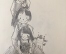 大切な方の優しい笑顔を鉛筆スケッチ致します お写真を優しい雰囲気のある作風にスケッチします。 イメージ9