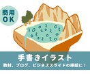 ゆるテイストの手書きイラスト描きます 教材/ブログ/プレゼンの挿絵に イメージ1