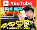YouTube動画編集&ｻﾑﾈｲﾙ作成承ります 現役映像ｸﾘｴｲﾀｰでYouTuberがバズる動画制作！ イメージ1