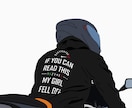 バイク女子があなたの愛車をイラスト化します ！待ち受けやSNSなどのアイコン、友達へのプレゼントなどに！ イメージ1