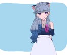 配信用画像の提供します ゆるゆるかわいい配信用イラスト イメージ1