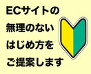あなたに最適なECサイトのはじめ方を提案します ファーストステップとして、実現可能性を検証しましょう イメージ1