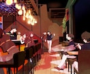 背景の細かいイラスト作成します 歌ってみたなどの動画サムネイルを華やかに イメージ2