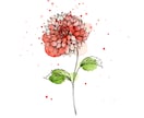 誕生花やお好きなお花の絵を描きます あなたに、大切な誰かに、世界に一枚だけの特別なお花を。 イメージ3