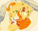 食べ物のイラスト描きます お好きな食べ物や料理を柔らかいテイストで描きます イメージ4