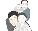 結婚式用のイラストやご家族とのイラストを作成します 思い出を形に残したい方へ、似顔絵イラストを作成いたします！ イメージ4