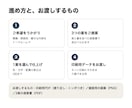 3つの案を見比べて選べる名刺をデザインします 方向のちがう3案を並べて、見比べて選べます イメージ4