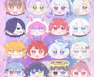 可愛いキラキラしたミニキャラ描きます 配信活動者向けです！ファンへキラキラしたサービスいかがですか イメージ1