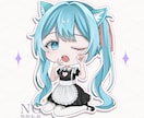 2.5〜3等身のSD・デフォルメイラスト制作します 商用〇厚塗り調の塗りで丁寧に制作致します！ イメージ1