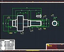 手書き機械設計図面を2次元CAD図面で製図します 手書き図面・ＰＤＦ図面のCAD化／トレース／バラシ イメージ2