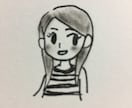 アイコンにも！シンプルなモノクロ似顔絵描きます SNSのアイコンやプロフィールにおススメ イメージ6