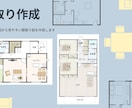 手書き・ラフ図から見やすい間取り図を作成します ラフ図から伝わる間取りへ！実務経験者が作成します イメージ2