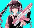 目を引く動画用の一枚絵を作成します 動画用やCDジャケットのイラストを作成します！背景付きも可！ イメージ5