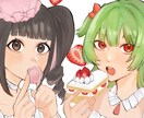 イラスト作成承ります 彩度高め厚塗りイラストが得意です！ イメージ3