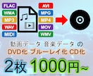 動画・音声データをDVD化・BD化・CD化します スマホ内の想い出の映像をカタチに！結婚式ムービーも対応！ イメージ1