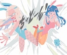 カートゥン調、デフォルメのイラスト描きます ポップ、キュート、ほのぼのお任せください！ イメージ4