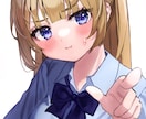 可愛い女の子のイラスト描きます 目に付きやすい美少女のイラスト描きます。 イメージ7