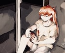 儚く透明感のある綺麗な絵を描きます あなた用のイラストを描きます。 イメージ1