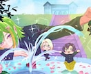 イキイキとしたイラスト描きます ご希望に合わせて丁寧に作成します イメージ7