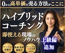 コーチ・カウンセラーの独立に必要な全てを渡します 起業の商品設計・価格設計・集客導線を体系化｜資料テンプレ イメージ1