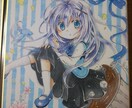 色紙にイラストを描きます 1点もの！好きなキャラを飾ったり、プレゼントにも。 イメージ2