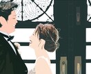 写真とイラストの中間のような似顔絵を描きます 「ちょうどいい似顔絵」をお探しの方へ。 イメージ3