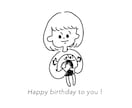 シンプル・ほのぼのイラストを２キャラから描きます ★あなた・ご家族・お友達へ　たったひとつのイラストを★ イメージ2
