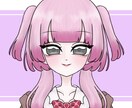 SNS等アイコン描きます アイコン等に使える可愛い女の子描きます！！ イメージ8