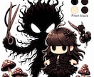可愛いデフォルメ風アイコン用イラスト作成します SNSやゲーム用のアイコンなどに使えるデフォルメキャラクター イメージ2