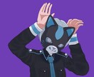 可愛い！カッコイイ！歌ってみたイラスト制作します 数年間直接プロの下で学んだ技術を活かしてイラスト制作します！ イメージ2