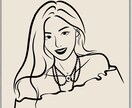 シンプルルな似顔絵を描きます お写真を元に似顔絵イラストをお描きします！ イメージ2
