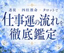 あなたの仕事運の波を完全解析致します 【直感＋命術＋タロットカードの総合鑑定】 イメージ1