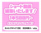 short動画編集制作します 撮影や活動に専念したい方のために編集制作を代行します！ イメージ1
