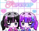 ミニキャライラスト描きます はっきりした色合いの可愛いイラストを差し上げます イメージ2