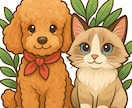 オリジナルイラスト！犬猫小動物イラスト作成します 世界にひとつ、うちの子イラストをお届けします！ イメージ3