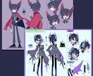 キャラデザ+イラスト作成、丸ごと承ります 絵に関するお仕事、まるっとお任せ下さい イメージ9