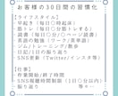 習慣化コーチング＊30日間一緒に走ります 魅力発見セッション(90分)×30日間のメッセージサポート イメージ2