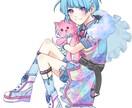 可愛い系メイン！理想のキャラクター描きます 衣装おまかせのコテキャ依頼なども承ります！ イメージ5