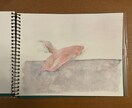絵の具を使ったアナログイラストを描きます 手書きの温もりあるイラストを貴方のイメージに沿って制作します イメージ1