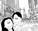 写真から素敵な旅行の思い出をイラストにします ウェルカムスペースや記念日のプレゼントに！ イメージ2