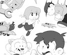 ポップでかわいい！カートゥーンなイラスト描きます 雑誌の挿絵製作経験のあるイラストレーターが描きます！ イメージ8