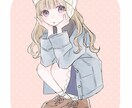 お試し★2000円★で腰あたりまで描きます ゆるふわ雰囲気のイラストです♪ イメージ3