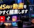 ショート動画/SNS向け動画を見やすく編集します YouTube・TikTok・Instagramに対応します イメージ1