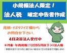 小規模法人様向け【法人税確定申告書】の作成承ります 【記帳代行・決算書作成の同時ご依頼も可能！】 イメージ1