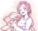 淡くて綺麗なモチーフのイラストを作成します SNSで使える個性的なイラストを求めている方へ イメージ3